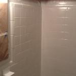 after pic changed color from blue to white.... TIle walls 
